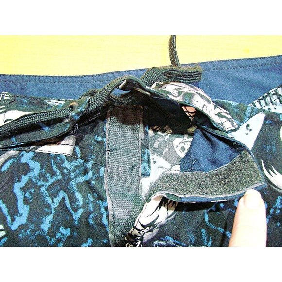 Mens Sideout Floral and Skulls Drawstring Hybrid Board Shorts Swim Trunks Sz 36 - Picture 12 of 12